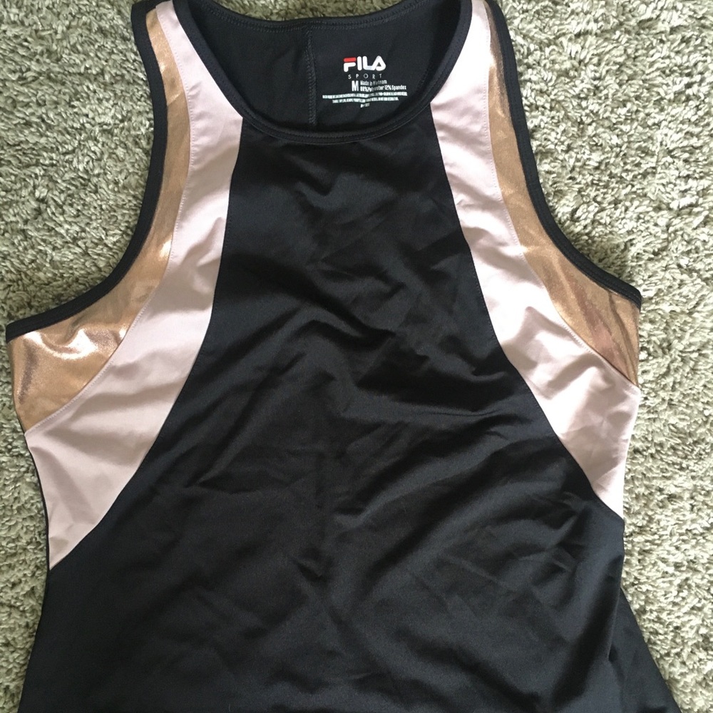 FILA Black & Pink Workout Tank
